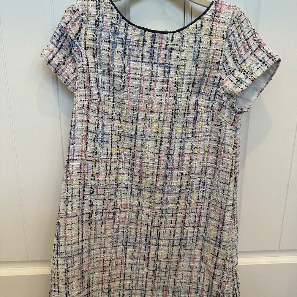 Plaid weave dress